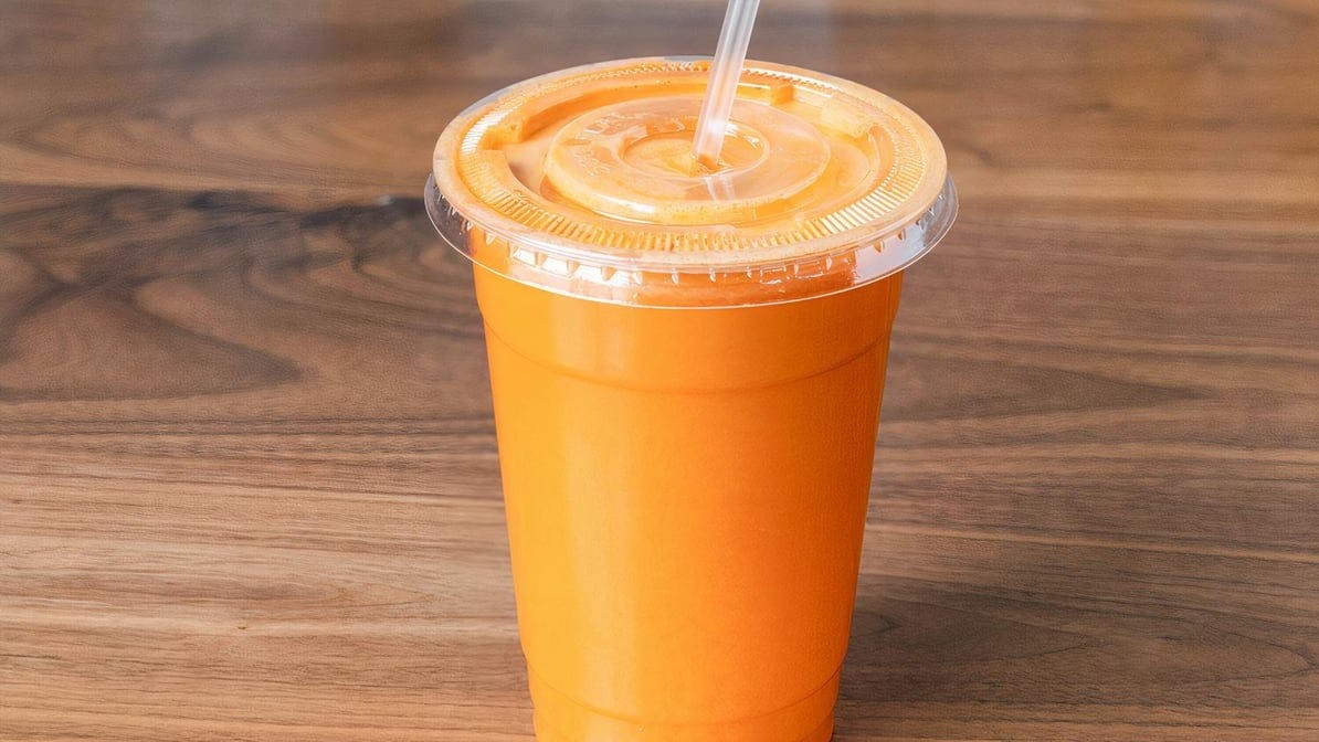 Indiana Sunrise (16 oz) from Twenty Two Juice Bar - The Garage Food Hall in Indianapolis, IN