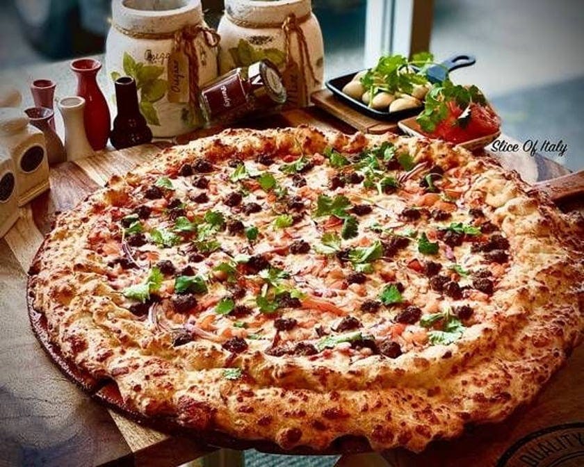 14" Dynamite Crust Pizza (Create Y'r Own) from Slice of Italy - Kent in Renton, WA