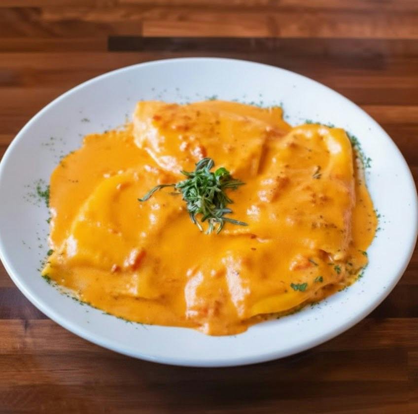 Vegetarian Ravioli from Gugliani's in Houston, TX