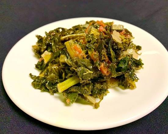 Greens of the day from Stango Cuisine in Champaign, IL
