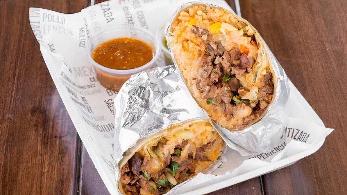 Carnitas burrito from Tacos La Calle - Beach Blvd in Buena Park, CA