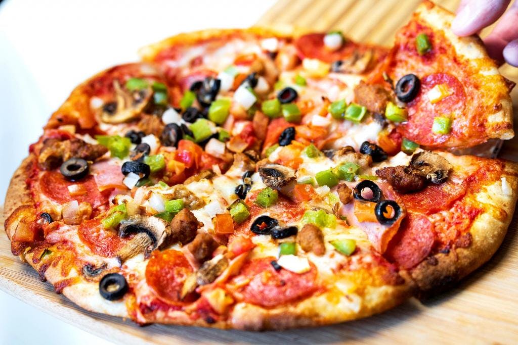 Growler Guys Super Supreme Pizza from The Growler Guys in Eau Claire, WI