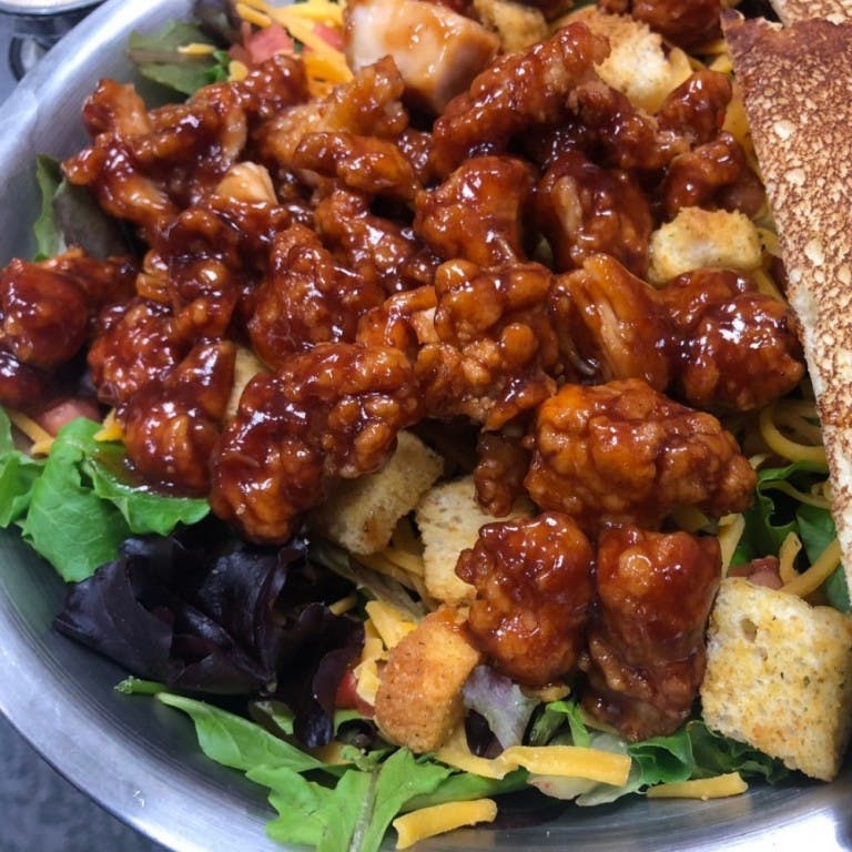 Honey BBQ Salad from Parker John's BBQ & Pizza - Green Bay in Green Bay, WI