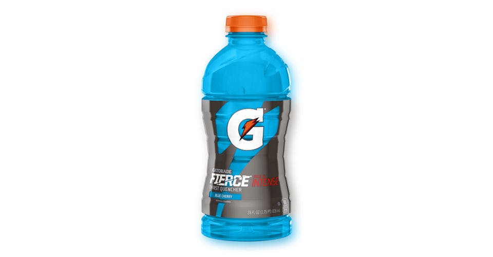 Gatorade Blue Cherry, 28 oz. Bottle from Mobil - S 76th St in West Allis, WI