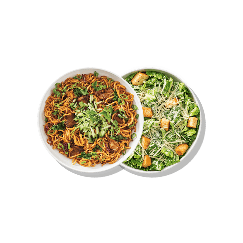 Spicy Korean Steak Ramen Noodles Duo from Noodles & Company - Green Bay S Oneida St in Green Bay, WI