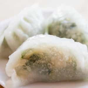 3 Pieces Shrimp & Spinach Dumpling from Dim Sum King in Sunnyvale, CA