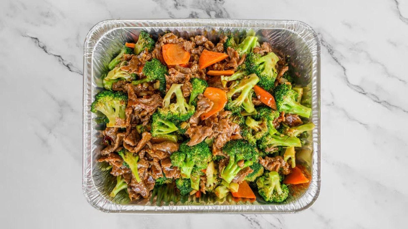 Chicken with Broccoli (5LB Half Pan) from General Tso's Restaurant & Catering - Dunwoody in Dunwoody, GA