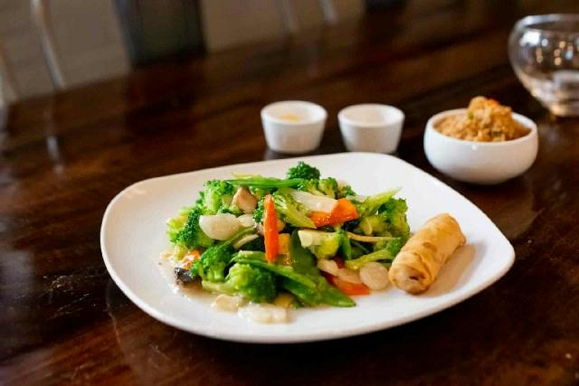 Vegetable Delight from Evergreen Restaurant in Ann Arbor, MI