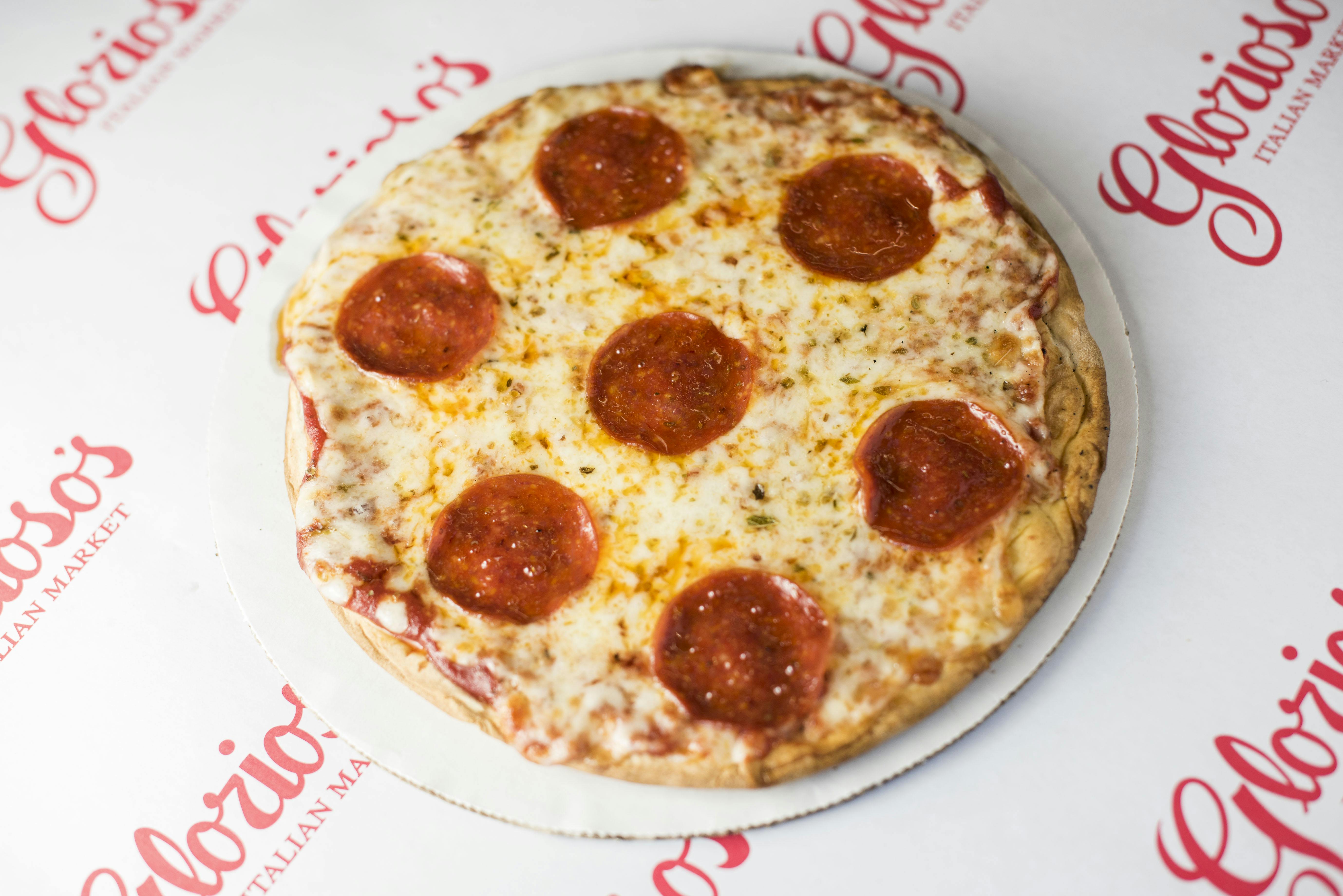 Cheese Pizza from Glorioso's Italian Market in Milwaukee, WI