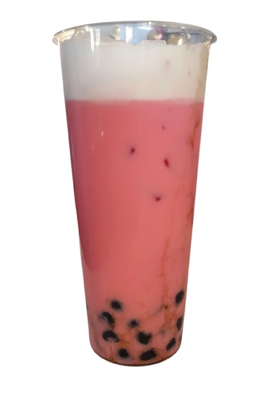 Strawberry smoothie from Sweet Haus in La Crosse, WI