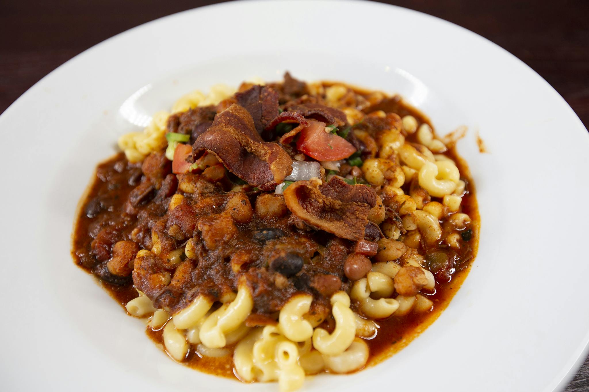 Chili Mac from Firehouse Grill - Chicago Ave in Evanston, IL