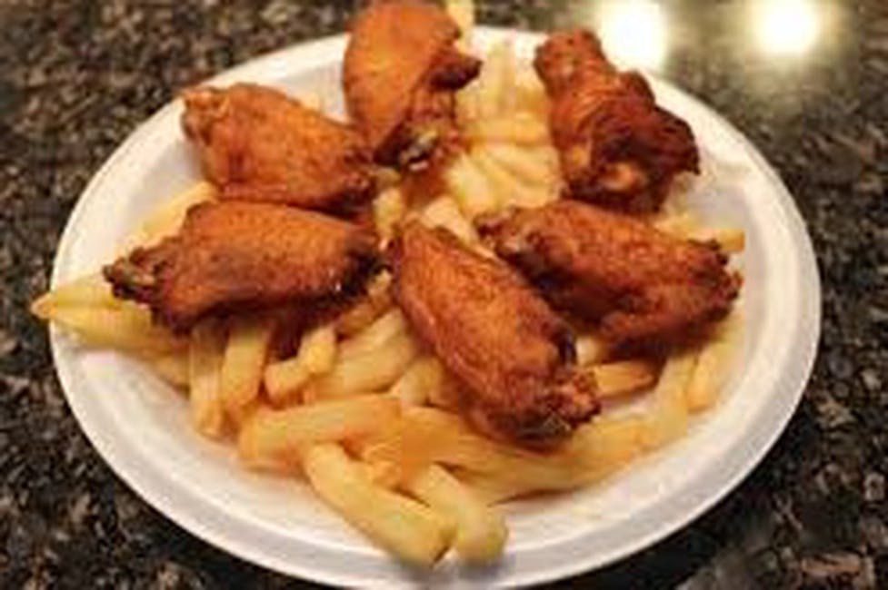 Chicken Wings with Fries from Halal Bites in Johnson City, NY