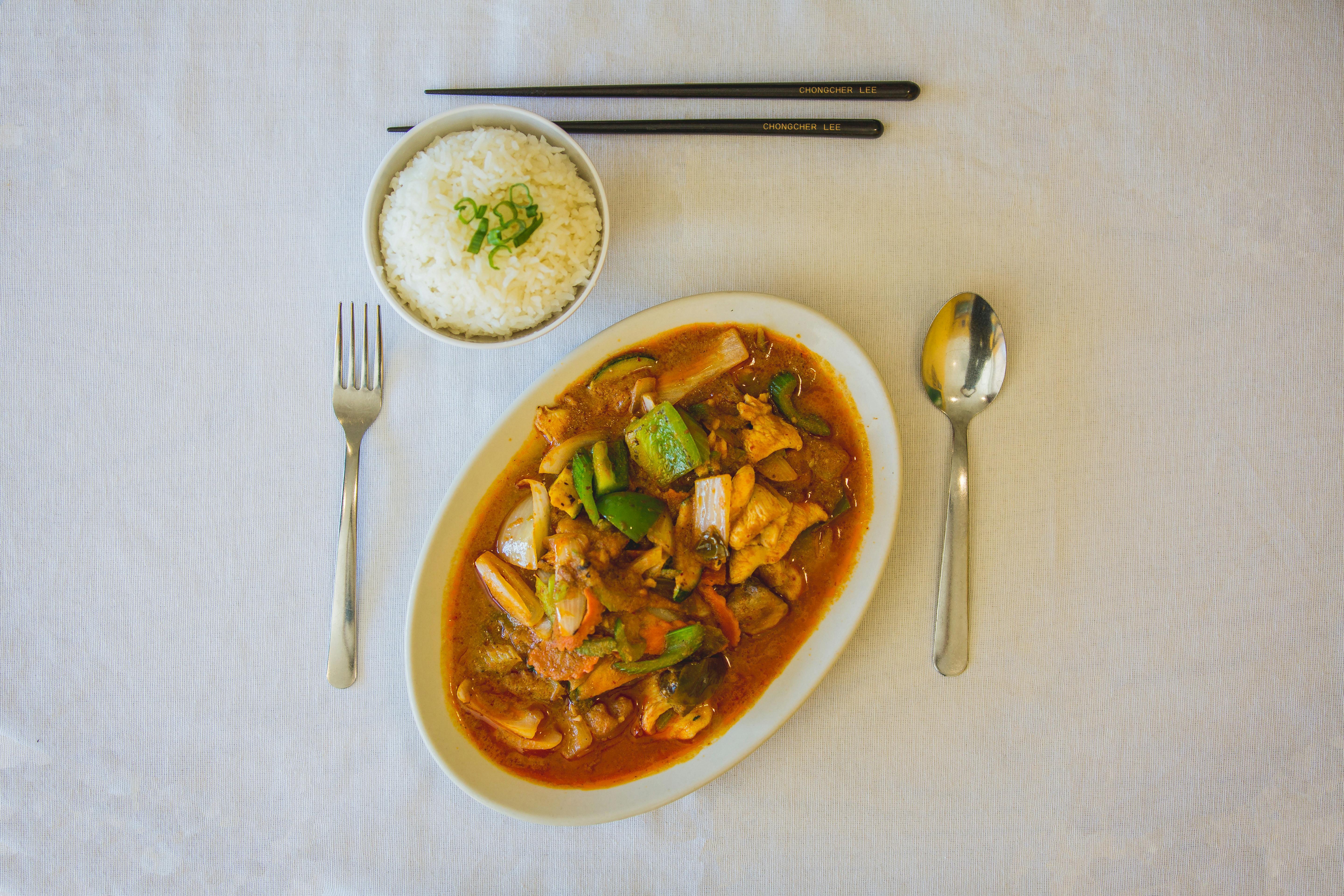 13. Red Curry from Hmong's Golden Egg Roll in La Crosse, WI