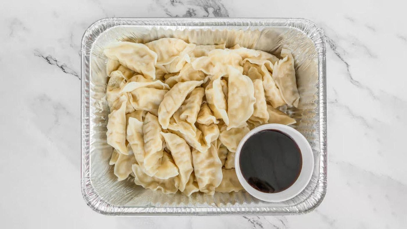 Steamed Chicken Pot Stickers (50) from General Tso's Restaurant & Catering - Dunwoody in Dunwoody, GA