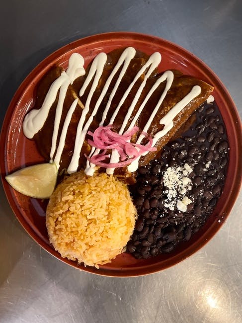 Enchiladas De Mole from Jalisco Cocina Mexicana in Madison, WI