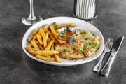 Flames Crispy Escalope from Flames Mediterranean Bar & Grill - Melbourne in Melbourne, FL