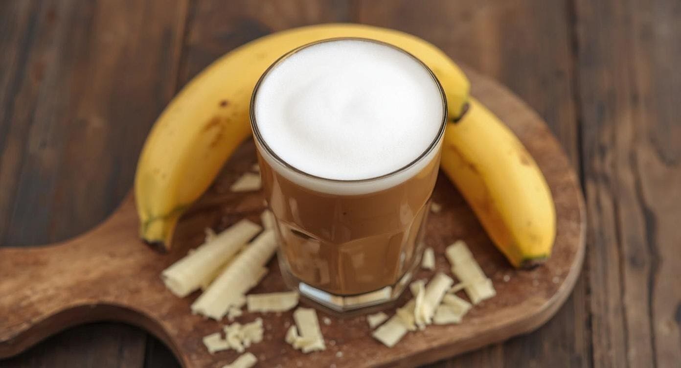 Banana Cream Pie Latte from Wild Roots in Schofield, WI