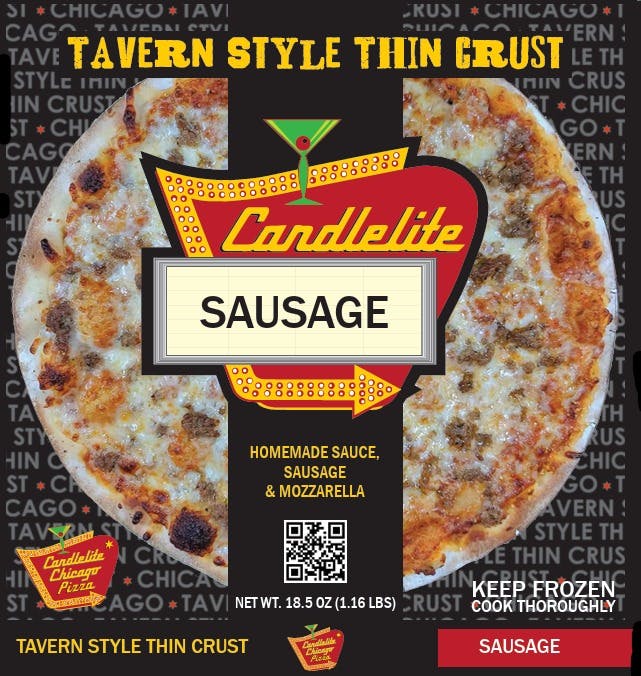 Frozen Candlelite Sausage Pizza from Candlelite Chicago in Chicago, IL