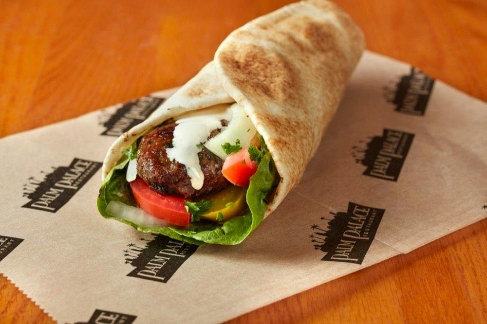 Lunch | Shish Kafta Sandwich from Palm Palace Restaurant in Ann Arbor, MI