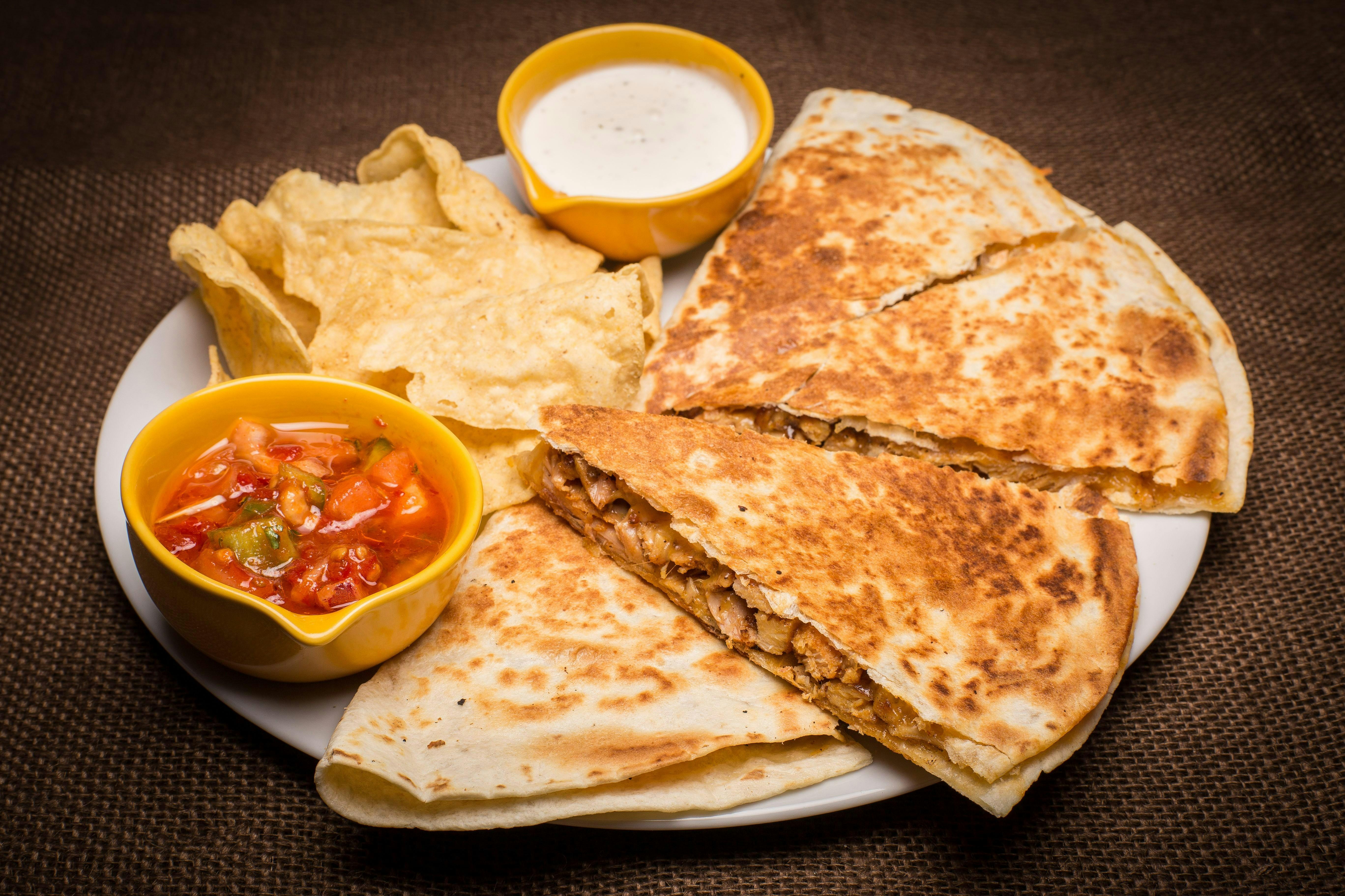 BBQ Chicken Quesadilla from Legends Pizza - Wolf Rd in Colonie, NY