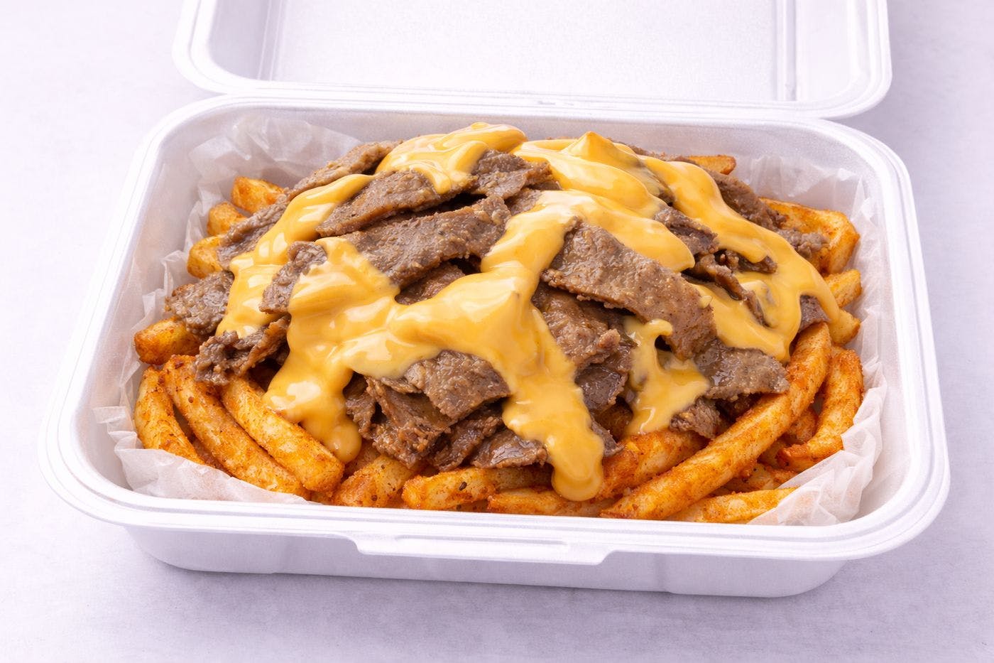 Cheese Fries Gyro from The Fatty Patty-Downtown (Food Truck) in Milwaukee, WI