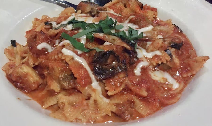 Farfalle Alla Norma from Nonno's Ristorante Italiano in Madison, WI