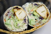 Chicken Kabob Pita Wrap from Shawarma Inn - Park Ridge in Park Ridge, IL