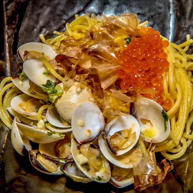 Spaghetti al Cartoccio from CinKuni in San Diego, CA