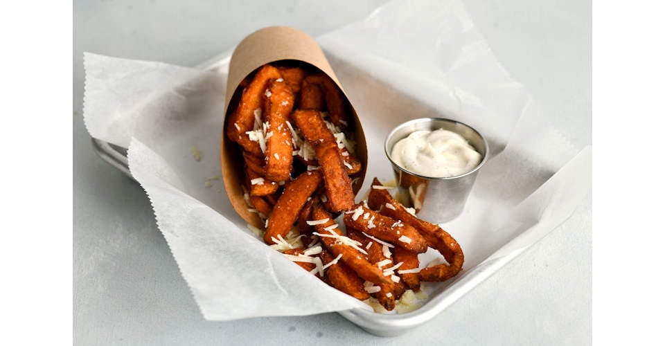 Truffled Sweet Potato Fries from Crispy Boys Chicken Shack - Junction Rd in Madison, WI