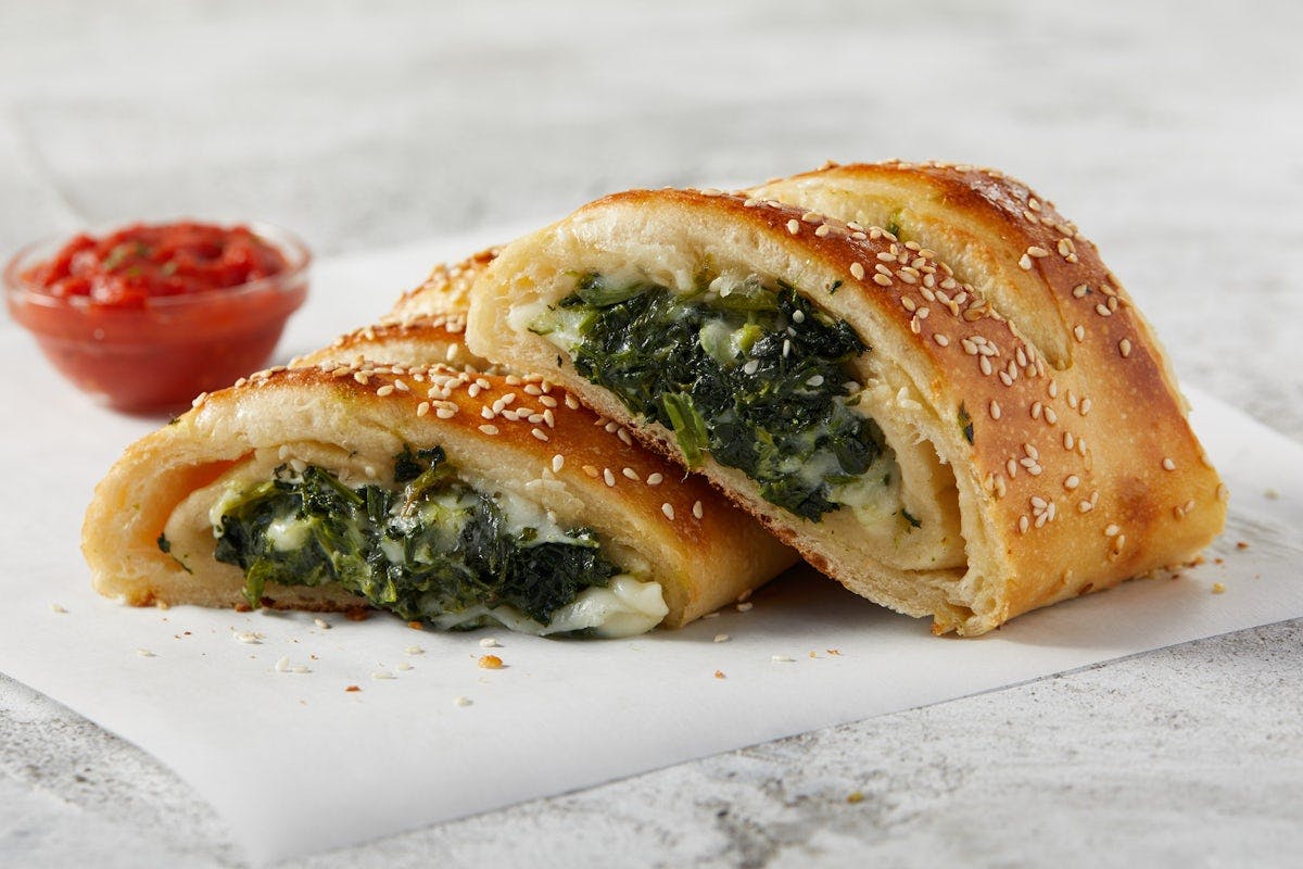 Spinach Stromboli from Sbarro - S Canal St in Chicago, IL