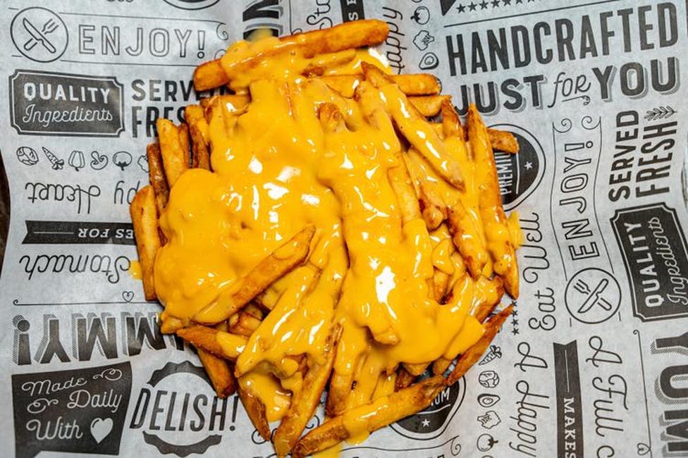 Cheese Fries. from Bullhorns Grill + Burgers - Division St in Somerville, NJ