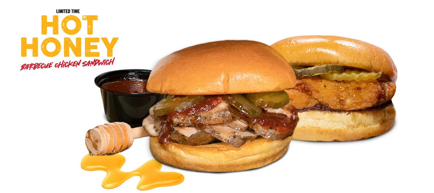 Hot Honey Barbecue Chicken Sandwich from Dickey's Barbecue Pit - Lacey Rd in Whiting, NJ