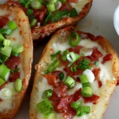 Potato Skins from New York Pizza in Palo Alto, CA
