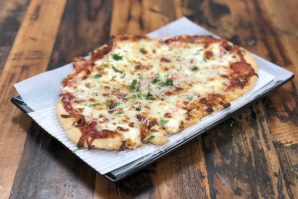 Four Cheese Flatbread from Sip Wine Bar & Restaurant in Tinley Park, IL