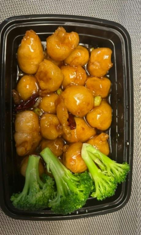 TVP General Tso's Chicken from 1 Fish 2 Fish in Washington, DC
