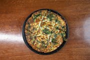 Popeye Pesto Pizza from Candlelite Chicago in Chicago, IL