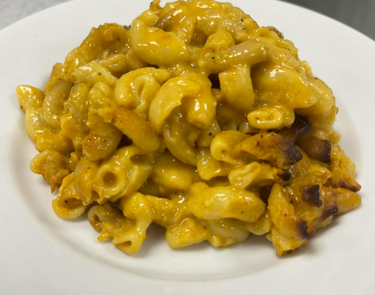 Cheesy Mac & Cheese from Justveggiez in Madison, WI