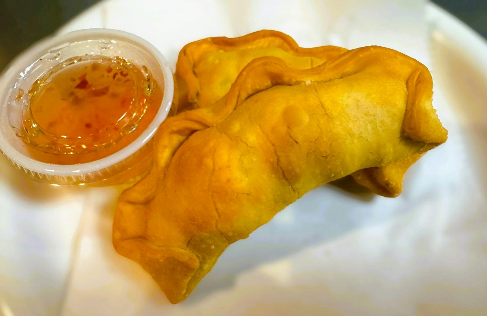 Veggie Samosa (2) from Curry in the Box - 2907 University Ave in Madison, WI