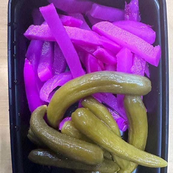 Middle Eastern pickles  from Gyro Grill - Kenosha in Kenosha, WI
