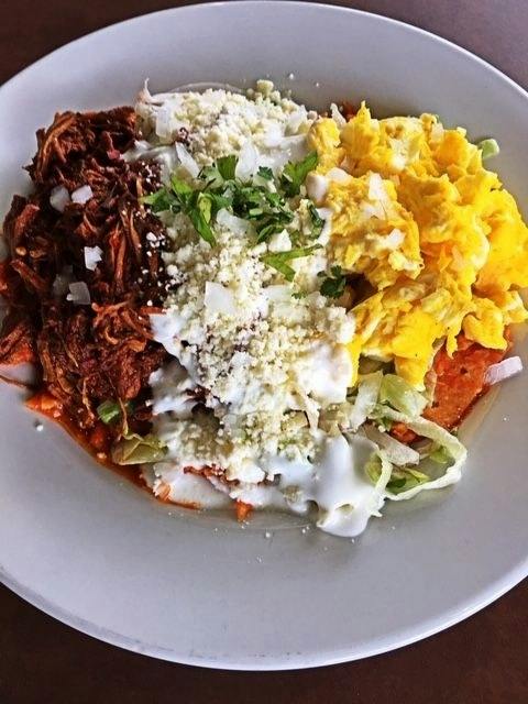 Chilaquiles from Silly Serrano Mexican Restaurant in Eau Claire, WI
