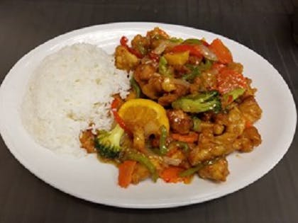 Orange Chicken from Simply Thai in Fort Collins, CO