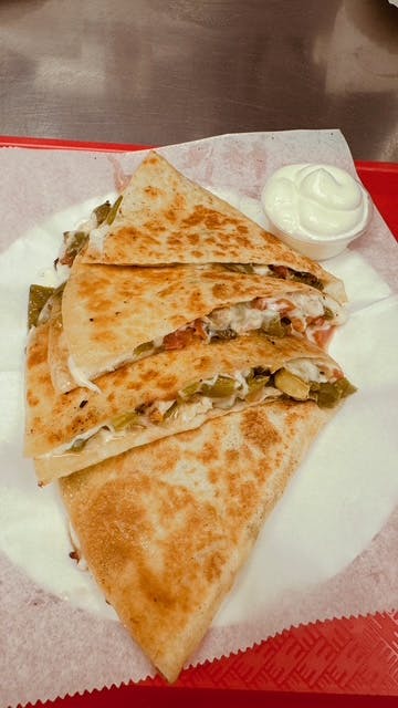 Nopal quesadilla from Tacos La Calle - Beach Blvd in Buena Park, CA