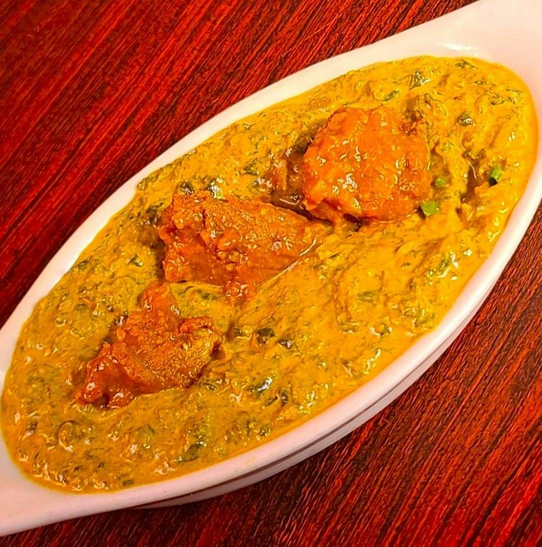 Lamb Saag from OM Indian Cuisine in San Francisco, CA