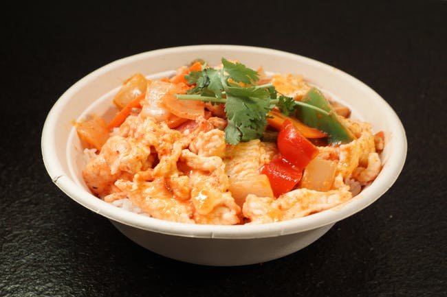 Thai Red Curry Bowl ????? from DJ Kitchen in Philadelphia, PA