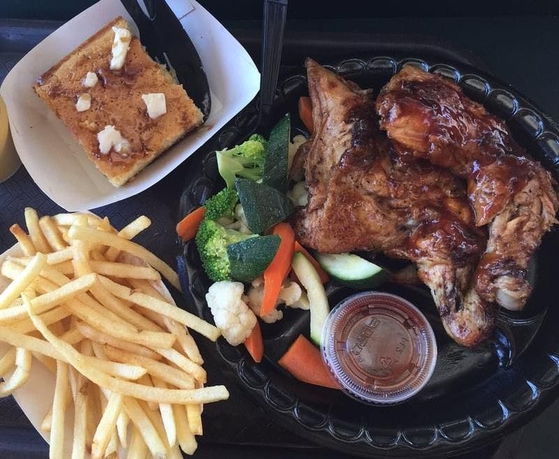 1/2 White Meat Grilled Chicken*** from All American BBQ in West Hills, CA