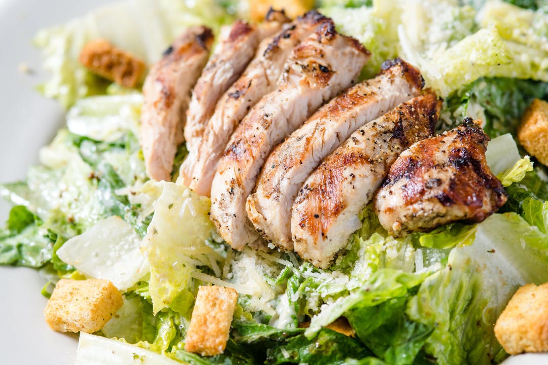 *Chicken Caesar Salad from The All American Steakhouse & Sports Theater in Parkville, MD