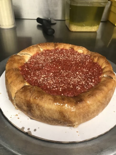 8" Stuffed Deep Dish Chicago from Coach's Pizza in Tallahassee, FL