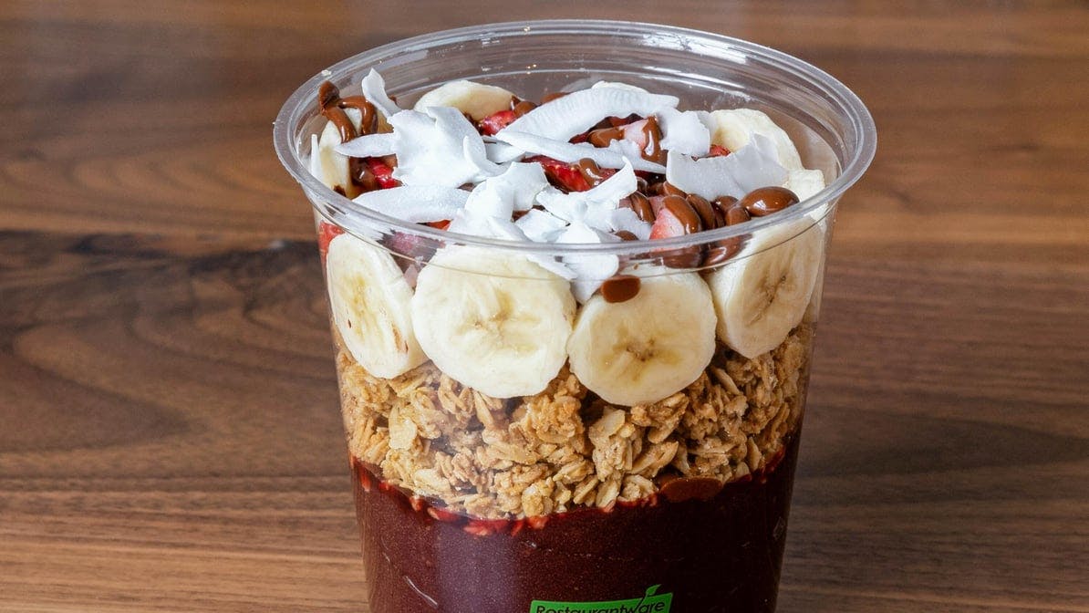 Cocoa A?a? Bowl (24 oz) from Twenty Two Juice Bar - The Garage Food Hall in Indianapolis, IN