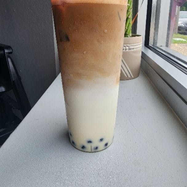 Thai milk coffee from Sweet Haus in La Crosse, WI