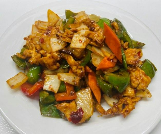 Szechuan Chicken from Happy Wok - Elmwood Ave in Middleton, WI